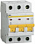 Выключатель автоматический модульный 3п D 16А 4.5кА ВА47-29 ИЭК MVA20-3-016-D
