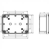 Коробка пласт. PK-UL IP66 192х164х105 SchE NSYTBP292412