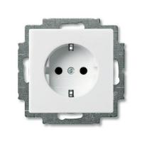 Механизм розетки 1-м Basic альп. бел. ABB 2CKA002011A3855