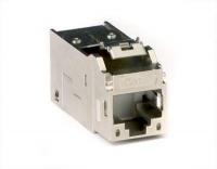 Модуль Keystone RJ45 кат.5е экранированный серебр. DKC RNK5EFSL