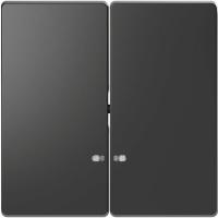 Клавиша для 2-кл. выкл. Merten D-Life линза для LED мод. SD антрацит SchE MTN3420-6034