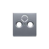 Накладка розетки TV+FM Imressivo алюм. ABB 2TKA000464G1