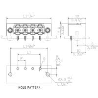 Штекерный соединитель печат SL 5.08HC/10/90F 3.2SN GN BX 1324780000