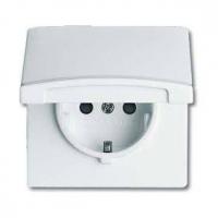 Розетка Schuko Allwetter44 16А 250В 20 EUGKB-34-101 с защ. крышкой защ. шторки (уплот. кольцо в комплекте) IP44 альп. бел. ABB 2CKA002064A0294