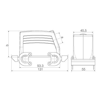 Корпус HDC 40D TSBO 1PG21G 1657420000