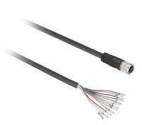 Кабель с коннектором М12 5м 30В SchE XZCPB44P14L5
