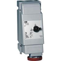 Розетка 63А 3P+E с выкл. и мех. блокировкой IP67 ABB 2CMA162836R1000