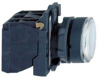 Кнопка 22мм 230-240В с инд. бел. SchE XB5AW31M5