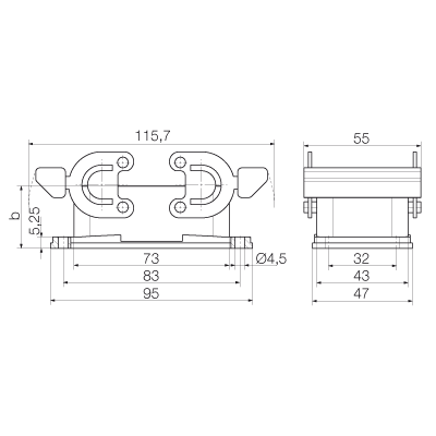 Корпус HDC 10B ABU 1205000000