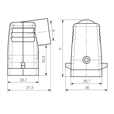 Корпус HDC 07A TWLU 1M20G 1788510000