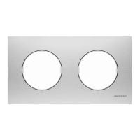 Рамка 2-м Sky Moon нерж. сталь ABB 2CLA867200A4001