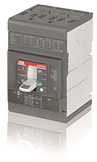 Выключатель автоматический 3п XT2S 160 TMA 160-1600 3p F F ABB 1SDA067560R1