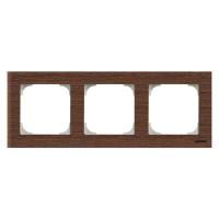 Рамка 3-м Sky дерево венге ABB 2CLA857300A2101