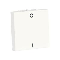 Выключатель 1-кл. 2п 2мод. СП Unica Modular IP21 (сх. 2) 250В 16AX бел. SchE NU326218