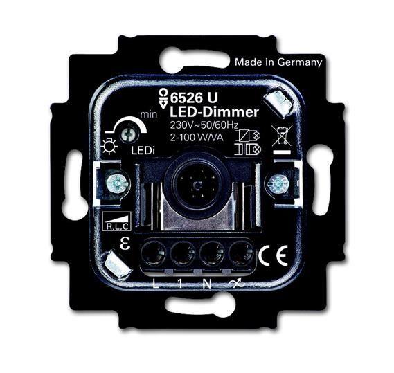 Механизм светорегулятора LED клавишный 2-100Вт/ВА ABB 2CKA006512A0323