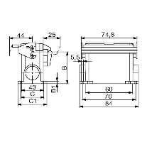 Корпус HDC 06B SDLU 2PG16G 1652990000