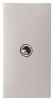 Механизм mini-jack 3.5мм разъема 1мод. Zenit серебр. ABB 2CLA215540N1301