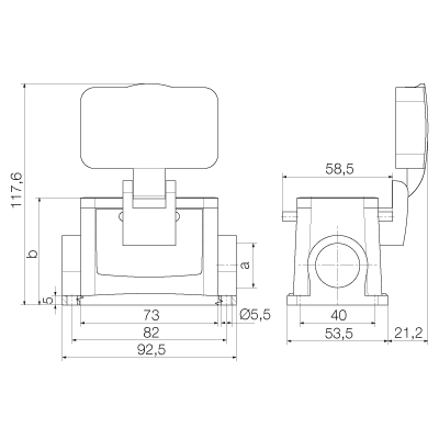 Корпус HDC 24D SDBO 2M25G 1787400000