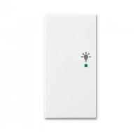 Клавиша двойная левая SRL-2-L-94 free@home освещение Basic 55 альп. бел. ABB 2CKA006220A0675