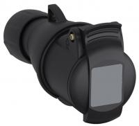 Розетка кабельная 432EC9B Easy&Safe 432EC9B 32А 3P+N+E IP44 9ч черн. ABB 2CMA103597R1000
