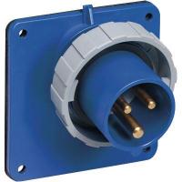 Вилка панельная 16А 2P+E IP67 4ч прямая ABB 2CMA166676R1000