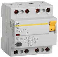 Выключатель дифференциального тока (УЗО) 4п 32А 100мА тип AC ВД1-63 ИЭК MDV12-4-032-100