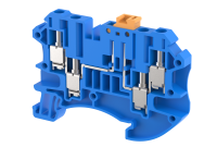 1203150001 Клемма с размыкателем на 4 подключения синяя TQK4-2×2-BLUE