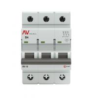 Выключатель автоматический модульный 3п B 4А 10кА AV-10 AVERES EKF mcb10-3-04B-av