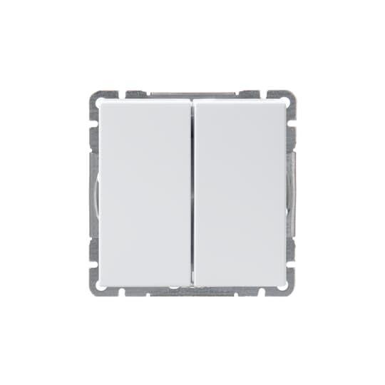 Выключатель 2-кл. СП Impressivo 16А IP20 бел. ABB 2TKA00000413