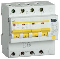 Выключатель автоматический дифференциального тока селективный 4п 20А 100мА тип AC АД14S ИЭК MAD13-4-020-C-100