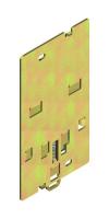 Плата монтажная для крепления на DIN-рейке DIN KIT DIN50022 T3 ABB 1SDA051439R1