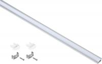 Профиль алюминиевый для LED ленты 2207 встраиваемый трапец. опал (дл.2м) компл. аксессуров ИЭК LSADD2207-SET1-2-V4-1-08