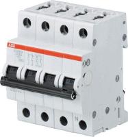 Выключатель автоматический модульный 4п (3P+N) D 20А 10кА S203M-D20NA ABB 2CDS273103R0201