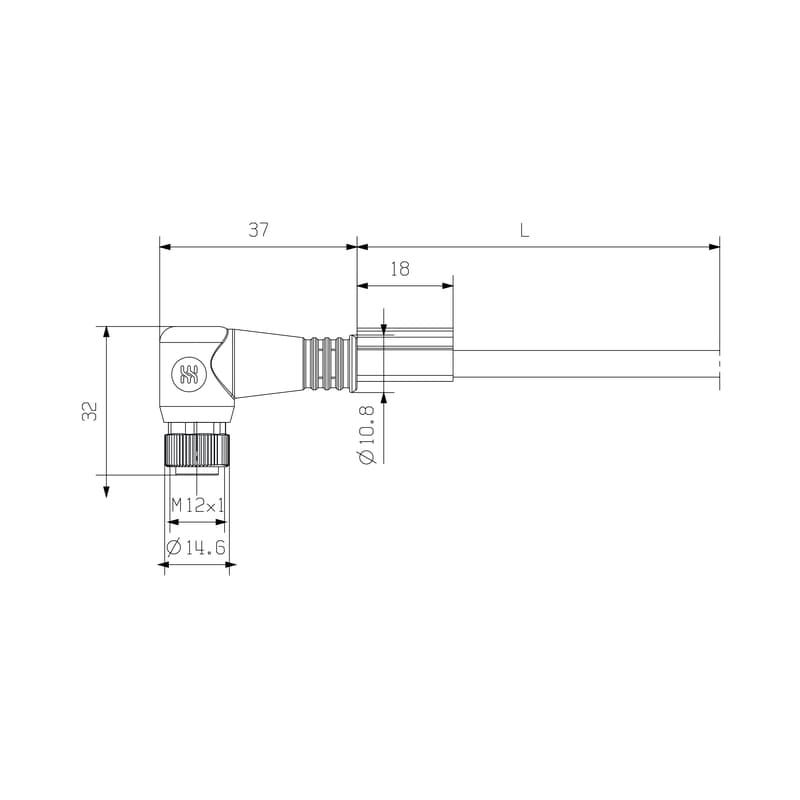 Круглые соед. разъемы|Прово SAIL-M12WM12W-4-10U 1906311000