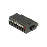 Штекерный соединитель печат BL-I/O 3.50/10F PNP LED SN BK BX 1789090000