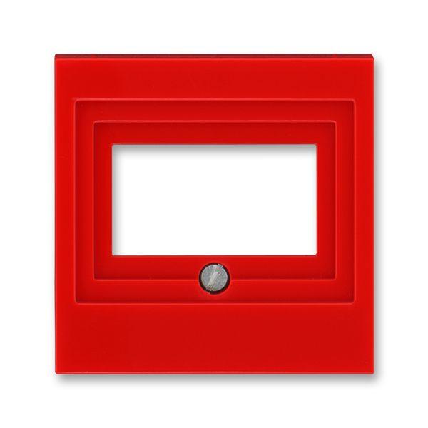 Накладка Levit для розеток USB/HDMI/VGA красн. ABB 2CHH290040A4065