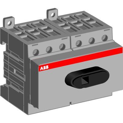Рубильник 6п OT63F6 63А на DIN-рейку или монтаж. плату без ручки ABB 1SCA105379R1001