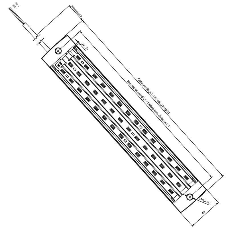 Indication- and signal lamp WIL-STANDARD-5.0-MAG-SW-WHI 2527940000