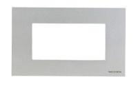 Рамка 4мод. Zenit итал. станд. серебристый ABB 2CLA247400N1301