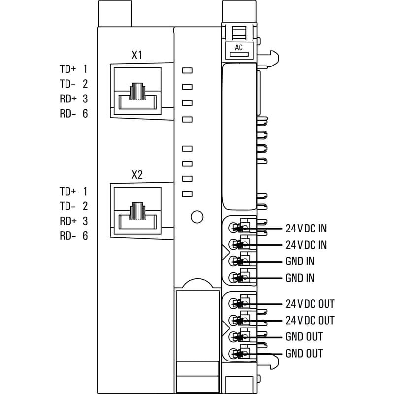 Field bus, decentralised pe UC20-WL2000-AC 1334950000
