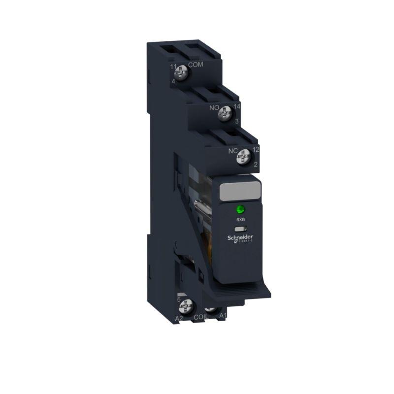 Комплект ZELIO реле/колодка/скоба/маркировка/вар. 10А 230В SchE RXG13P7PV