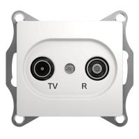 Механизм розетки TV-R 1-м СП Glossa 1DB бел. SchE GSL000194