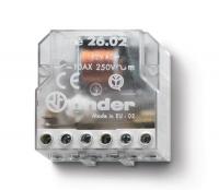 Реле шаговое электромеханич. 2NO 10А 4 состояния AgNi 24В AC монтаж в коробке IP20 FINDER 260480240000