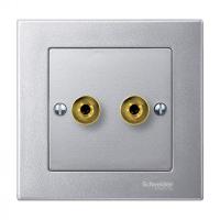 Плата Merten центральная с разъемами HIGH-END алюм. SchE MTN469360