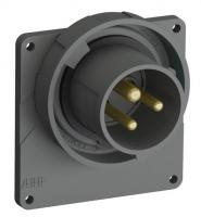 Вилка с прямым фланцем Easy&Safe 216EBU1W 16А 2P+E IP67 1ч ABB 2CMA101257R1000