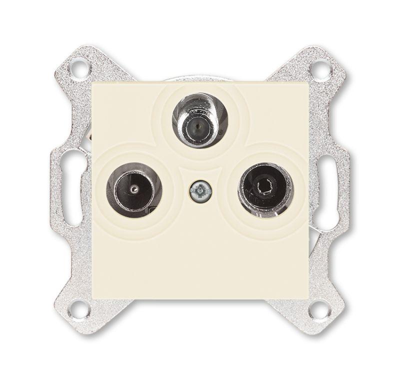 Розетка TV-R-SAT Levit единственная сл. кость ABB 2CHH083303A6017