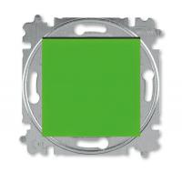Выключатель 1-кл. 2п СП Levit IP20 зел./дым. черн. ABB 2CHH590245A6067
