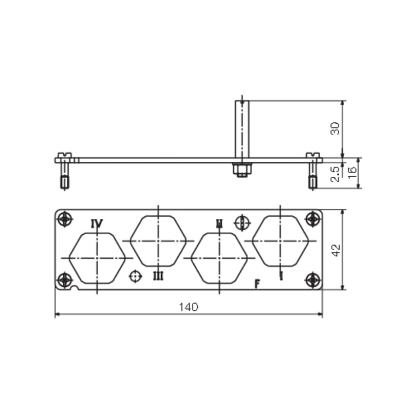 Профильное уплотнение HDC 24B HP250 MPL4 TYP1 1160430000