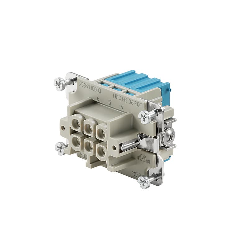Промышленный разъём HDC HE 06 FQT BL 2535110000