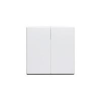 Клавиша для 2-кл. выкл./перекл./кнопок глухая Impressivo бел. ABB 2TKA000523G1
